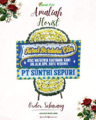 Papan Bunga Duka di Gabahan