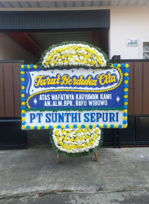 Papan Bunga Duka di Gabahan