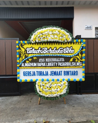 Papan Bunga Duka di Gabahan