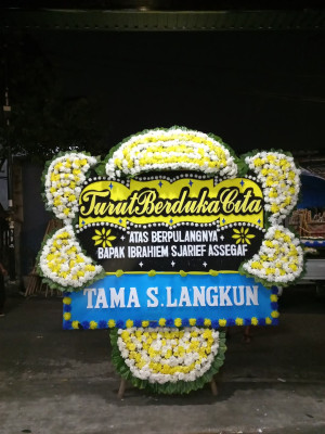 Papan Bunga Duka di Gabahan